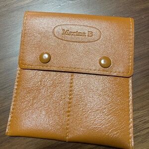 Marina B leather jewelry holder - possibly for earrings